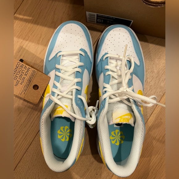 nike dunk blue chill yellow strike